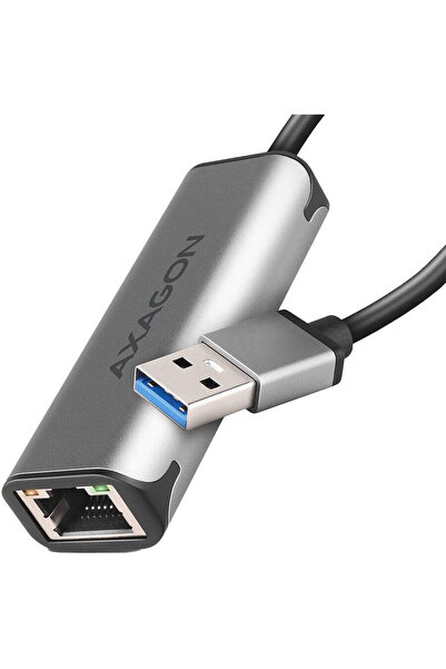 Axagon Adaptor retea ADE-25R, USB 3.2 Tip A, RJ-45, 2.5 Gb, Gri