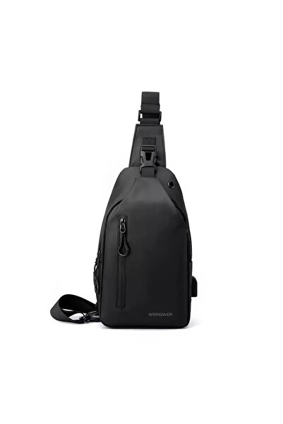AMD BAG Water Resistant Men's Shoulder Bag - Black |   Men’S Waterproof Sling...