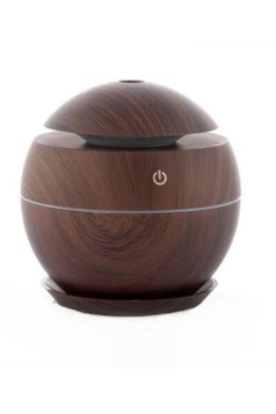 SimpluAcasa Wood Effect LED Aromatherapy Humidifier – USB Essential Oil Diffuser