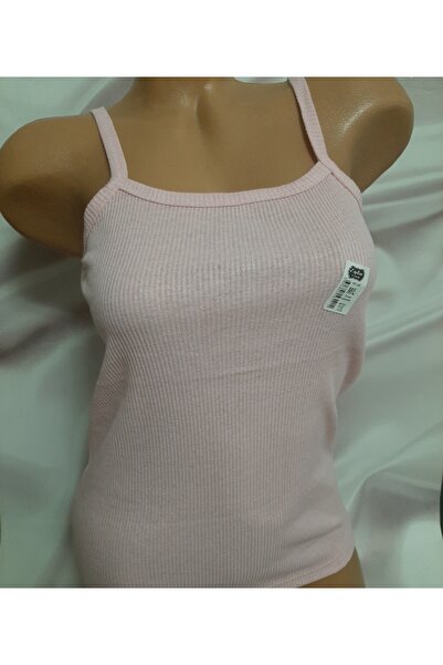 Shine Elagance Women's Rope Strap Camisole Stretchy Soft Vertical Striped Tan...