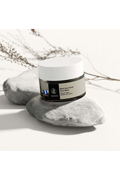 HELLENIC WELLBEING Απολεπιστική Μάσκα Προσώπου με Μαύρη Λάβα - Ippolyte