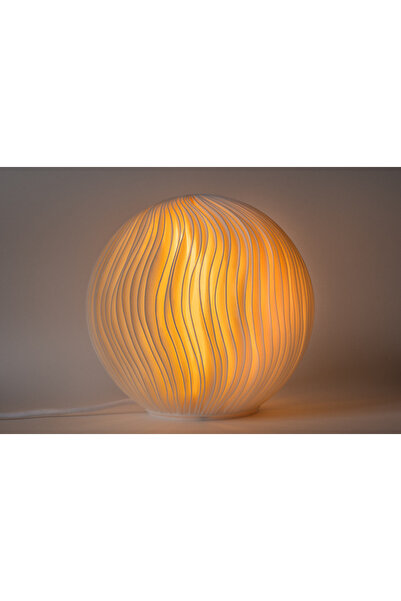 Alpdesign Modern Dekoratif Masaüstü LED Ampullü Aydınlatma | Anahtarlı Masa L...
