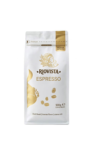 RioVista Medium Espresso Blend Çekirdek Kahve - Yüksek Krema ve Yoğun Gövde 5...