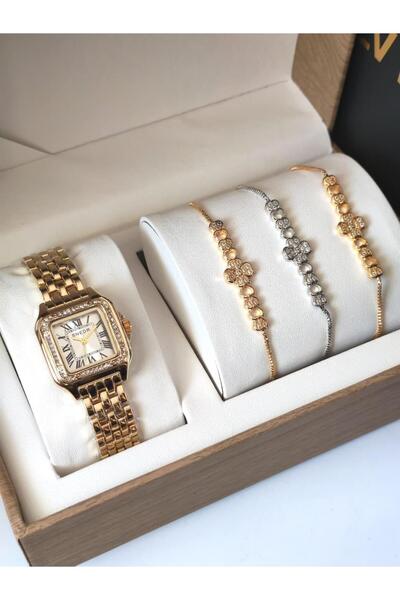 NO BRAND Snedr Brand Watch Set Classic Design Inlaid - Waterproof and Rust Proof