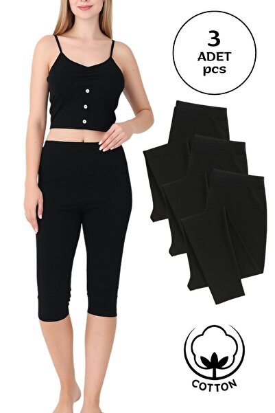 Altınay Women's 3-Pack Underwear Leggings - 90% Cotton