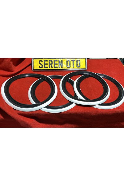SEREN OTOMOTİV MURAT 124 SERÇE 13İNCH SİYAH BEYAZ YANAK