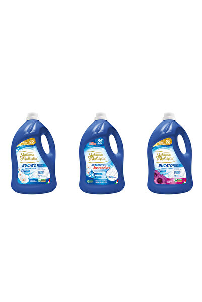 Schiuma di Marsiglia BUCATO detergent rufe 3 x 5L (15L), Clasico + Sgrassator...