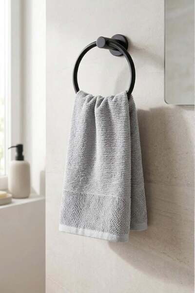 United Colors of Benetton Be-0828-Gy 100% βαμβακερό γκρι πετσέτα χεριών 50X90...