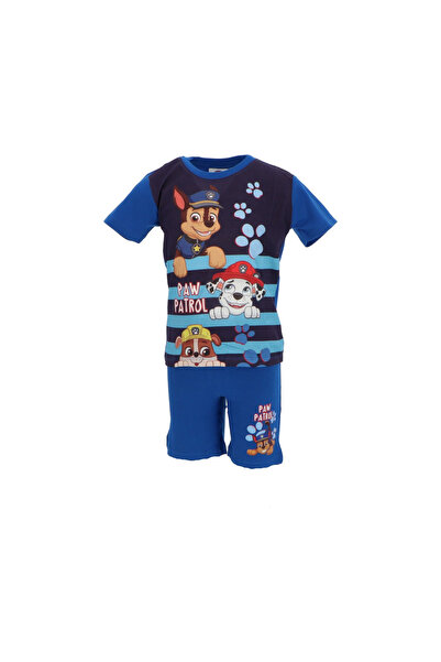 PAW PATROL Καλοκαιρινές πυτζάμες με κοντά μανίκια, βαμβακερές.