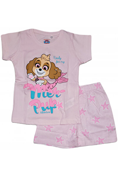 PAW PATROL Καλοκαιρινές πυτζάμες με κοντά μανίκια, βαμβακερές, Mer-Pup