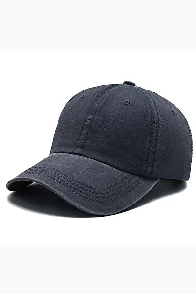 Giraffe Basic Düz Yıkamalı Cap Şapka Unisex Erkek/Kadın (Arkası Ayarlamalı)