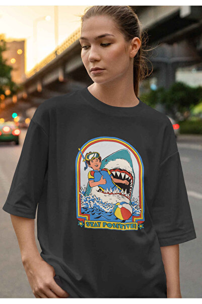 buzagi tasarım ürünleri Sacrificial Digital Print Oversize Unisex T-Shirt