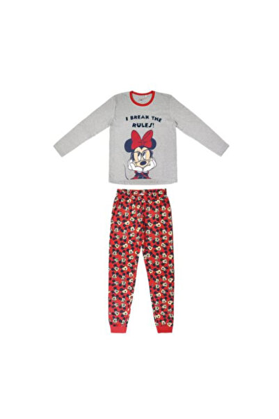 Minnie Mouse Κοριτσίστικες μακρυμάνικες βαμβακερές πυτζάμες