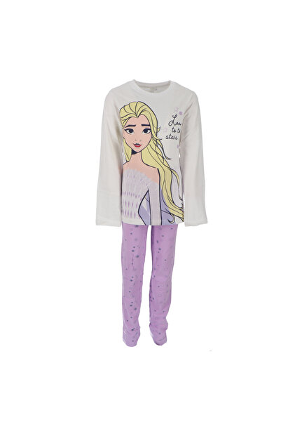 Disney Frozen Βαμβακερές μακρυμάνικες πιτζάμες, σετ 2 τεμαχίων, με σχέδιο Fro...