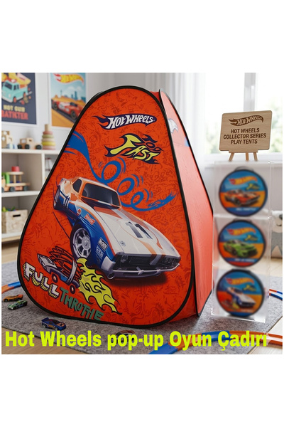 direkstoktan Araba Temalı Çocuk Oyun Çadırı - Kids Playhouse & Activity Tent