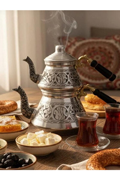 ZÜMHA Patterned Copper Teapot Stainless Steel Stylish Teapot