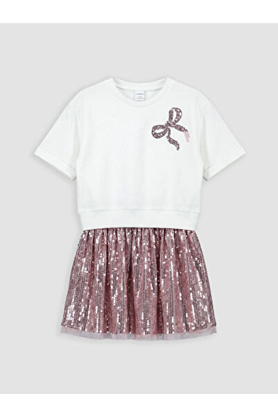 LC Waikiki Sequined Girls' Dress from Uzg Store for Style Enthusiasts