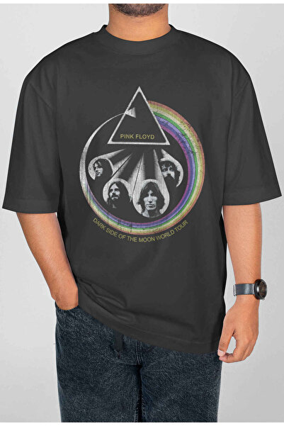buzagi tasarım ürünleri Pink Floyd Digital Print Oversize Unisex T-Shirt