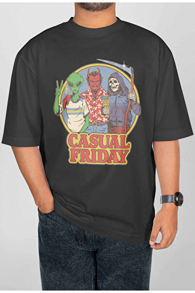 buzagi tasarım ürünleri Don'T Talk Digital Print Oversize Unisex T-Shirt