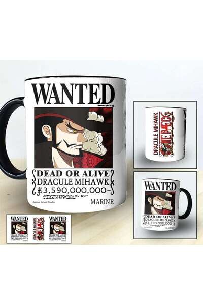 ONE PİECE Mihawk Wanted Mug