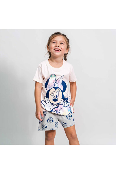 Minnie Mouse Καλοκαιρινές πυτζάμες, κοντομάνικες, βαμβακερό μείγμα