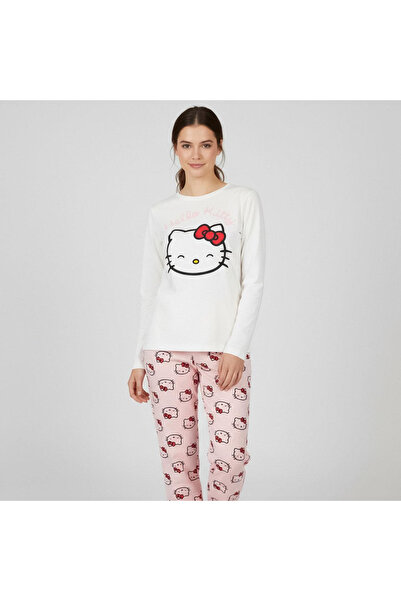 Hello Kitty Γυναικείες βαμβακερές πιτζάμες