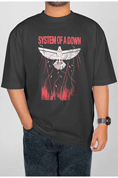 buzagi tasarım ürünleri Testament Digital Print Oversize Unisex T-Shirt