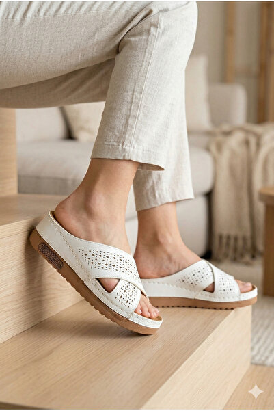 Famele's ® |   Γυναικείες παντόφλες με διπλό λουράκι, ανατομικές, άνετες, για...