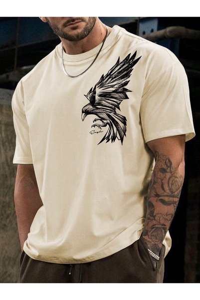 shams style Men's T-Shirt with Pocket Print