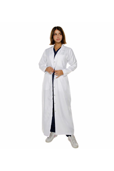 EZARY Lab Coat Ezzari Women's Long Medical Coat (38")