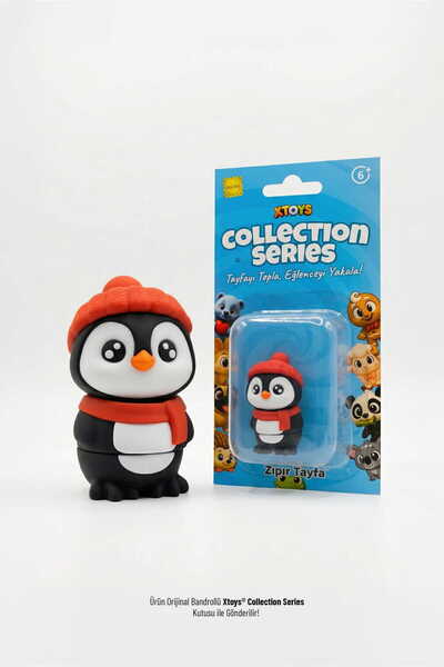 Xtoys Atkılı Komik Penguen Koleksiyonluk Hediyelik Hareketli Sürpriz Komik Oy...