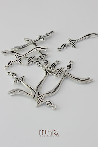 Mihra Takı Tasarım Αξεσουάρ κοσμήματος με επινικελωμένη επίστρωση ασημί χρώμα...