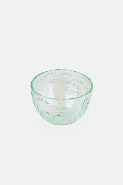 Godinger Oceana Round Salad Serving Bowl Platter,Green