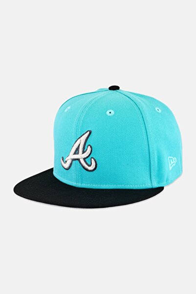 NEW ERA x MLB Men Atlanta Braves Fitted Cap, Mint Green