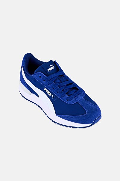 Puma حذاء الجري للأطفال الأولاد R78 Wind MU برباط، أزرق
