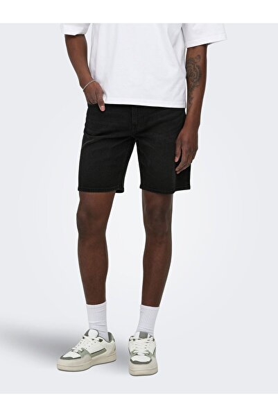 Only & Sons Jeans-Shorts ONSWEFT Mid Rise Normal geschnitten Shorts