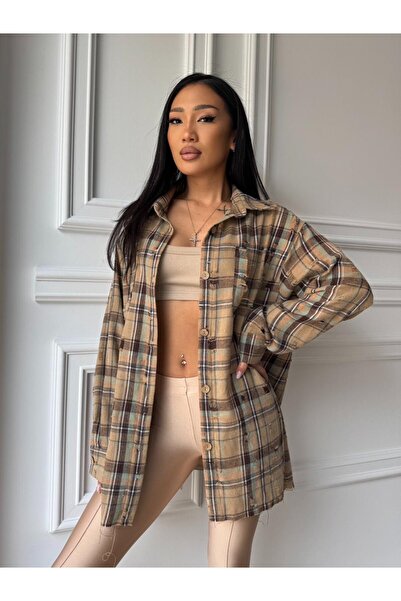 CC STORE Cămașă casual SOLYA, cu mâneci lungi, tip oversized