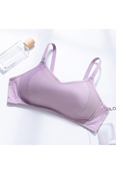 FASHION Solid Colored Comfortable Wireless Everyday Bra for Women