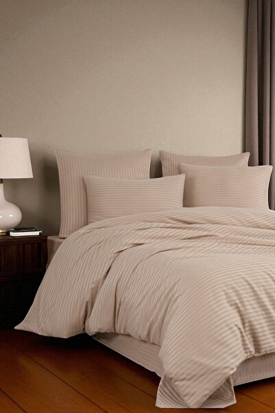 ASVİANA Ultra Comfortable Satin Duvet Cover Set – Cotton Satin with Soft Text...