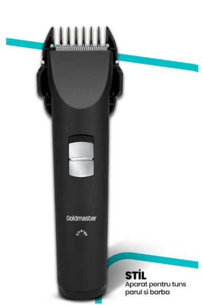 GOLDMASTER Aparat de tuns GM-7135, Lame otel, Alimentare Acumulator, 300 mAh,...
