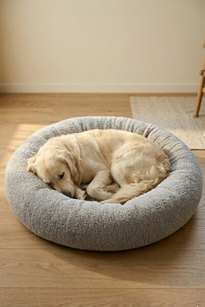 Jungolica Pet Products Teddy Donut Şeklinde, Ultra Yumuşak Kumaşlı, Kaydırmaz...