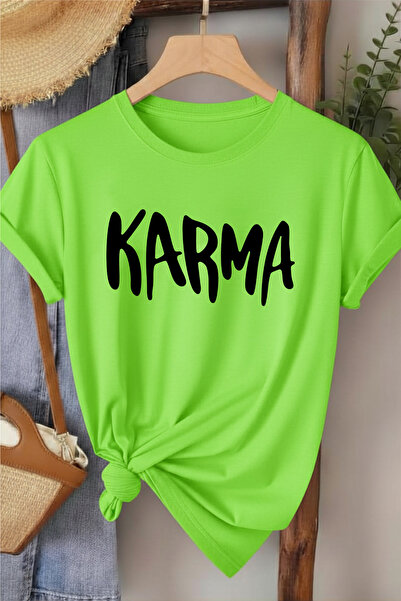 l'eivor Γυναικείο βαμβακερό μπλουζάκι με συνδυασμένη στάμπα