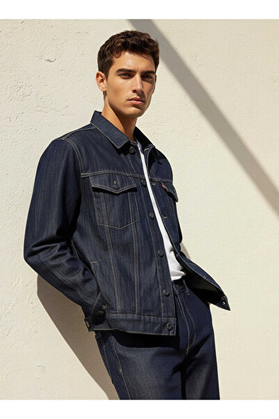Lee Cooper جاكيت رجالي بجيوب علوية على طراز تروكر