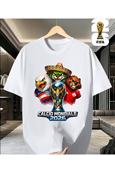 LİNA06 World Cup Football Short-sleeved T-shirt for Men and Women, Men's Vers...