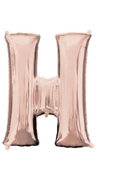 Shop Carnaval Balon din folie litera H, Rose Gold, 41 cm