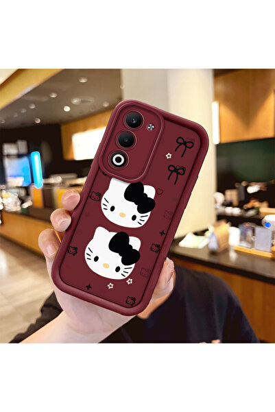ucuc Oppo A5 4G/5G Uyumlu Darbeye Dayanıklı Kamera Korumalı Bordo Silikon Bas...