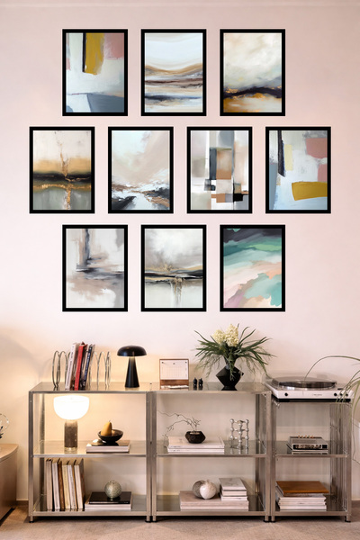 UNT Κουζίνα με εμφάνιση πλαισίου 10 στοιχείων |   Σύγχρονος |   Σετ ζωγραφική...