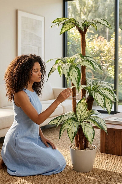Yapay Çiçek Deposu Bodur Yapay Ağaç Cordyline 120 cm Model 5