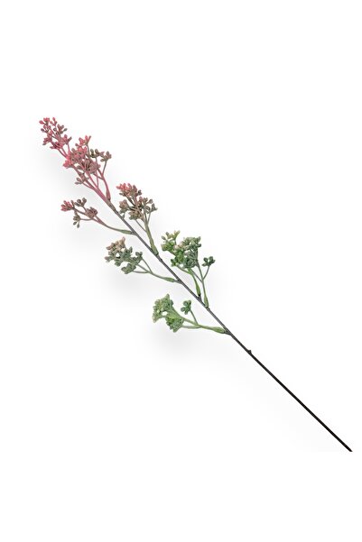 AFO Fir Artificial Kalanchoe cu 10 Ramurele Roz cu Alb