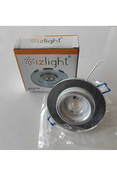İZLİGHT BY058 Kristal Cam Spot Armatür - 6,2 cm Delik Çapı (Full Set)